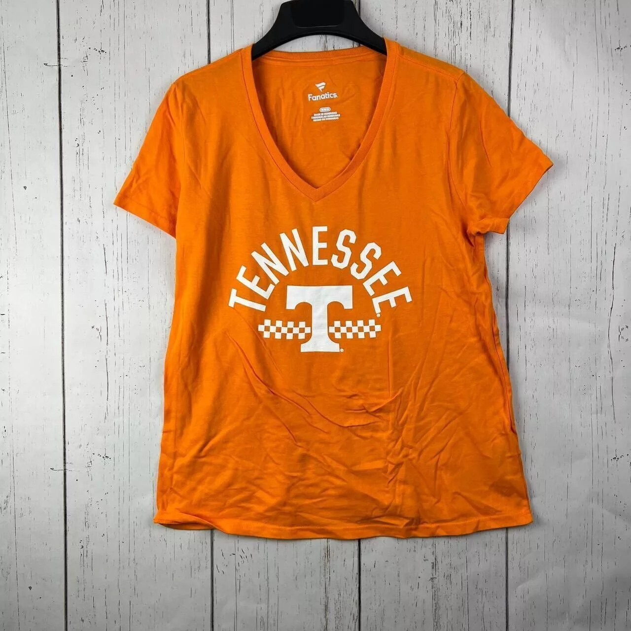 NCAA Short Sleeve T Shirts Tennessee Volunteers NCAA Medium Fanatics Casual T-Shirt Orange