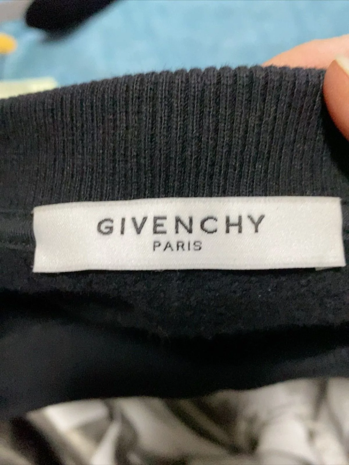 Givenchy Sweatshirts Hoodies Givenchy Black Printed Cotton Sweatshirt S