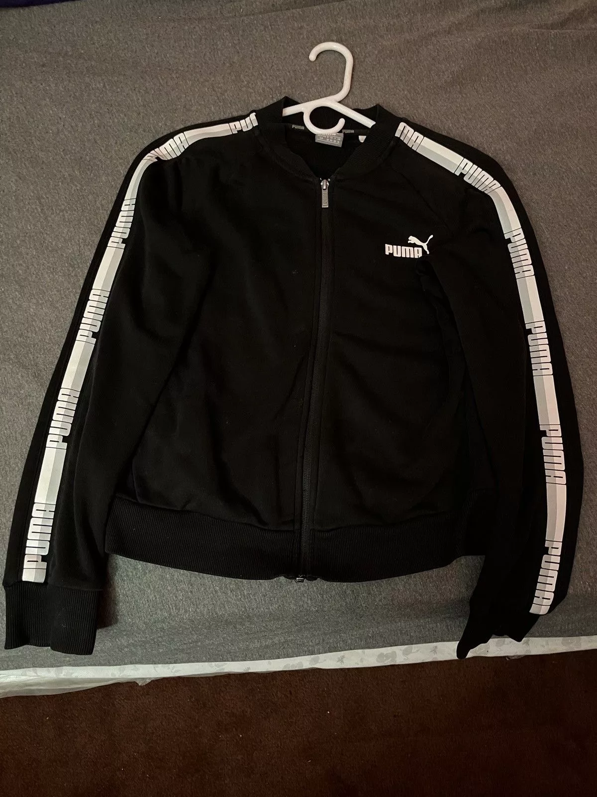 Puma Jackets Puma Classic Logo Track Jacket Black