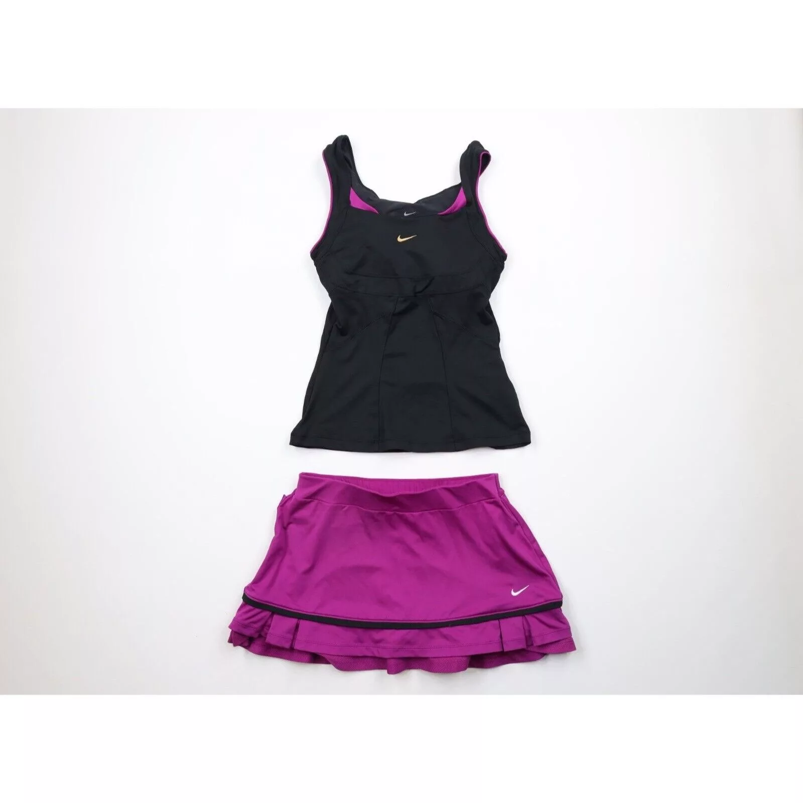 Nike Tank Tops Nike × Vintage Vintage Nike Challenge Court 2 Piece Tennis Skirt Suit Multi