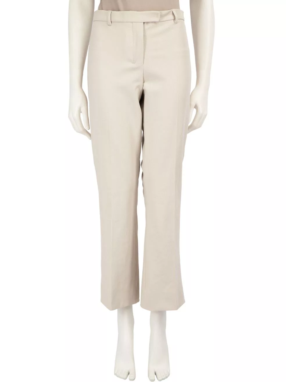 Max Mara Pants S' Max Mara Beige Slim Fit Trousers