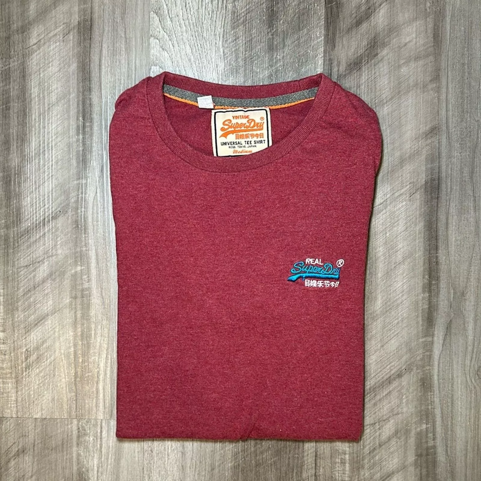 Superdry Short Sleeve T Shirts Superdry Universal Vintage Tee - Medium Red