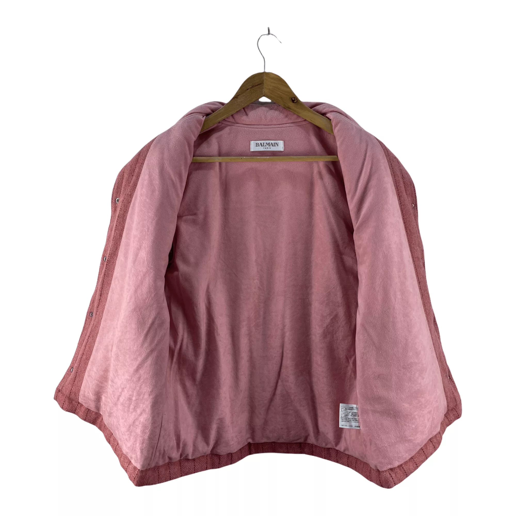 Balmain Vests Balmain Paris Wool Vest Pink