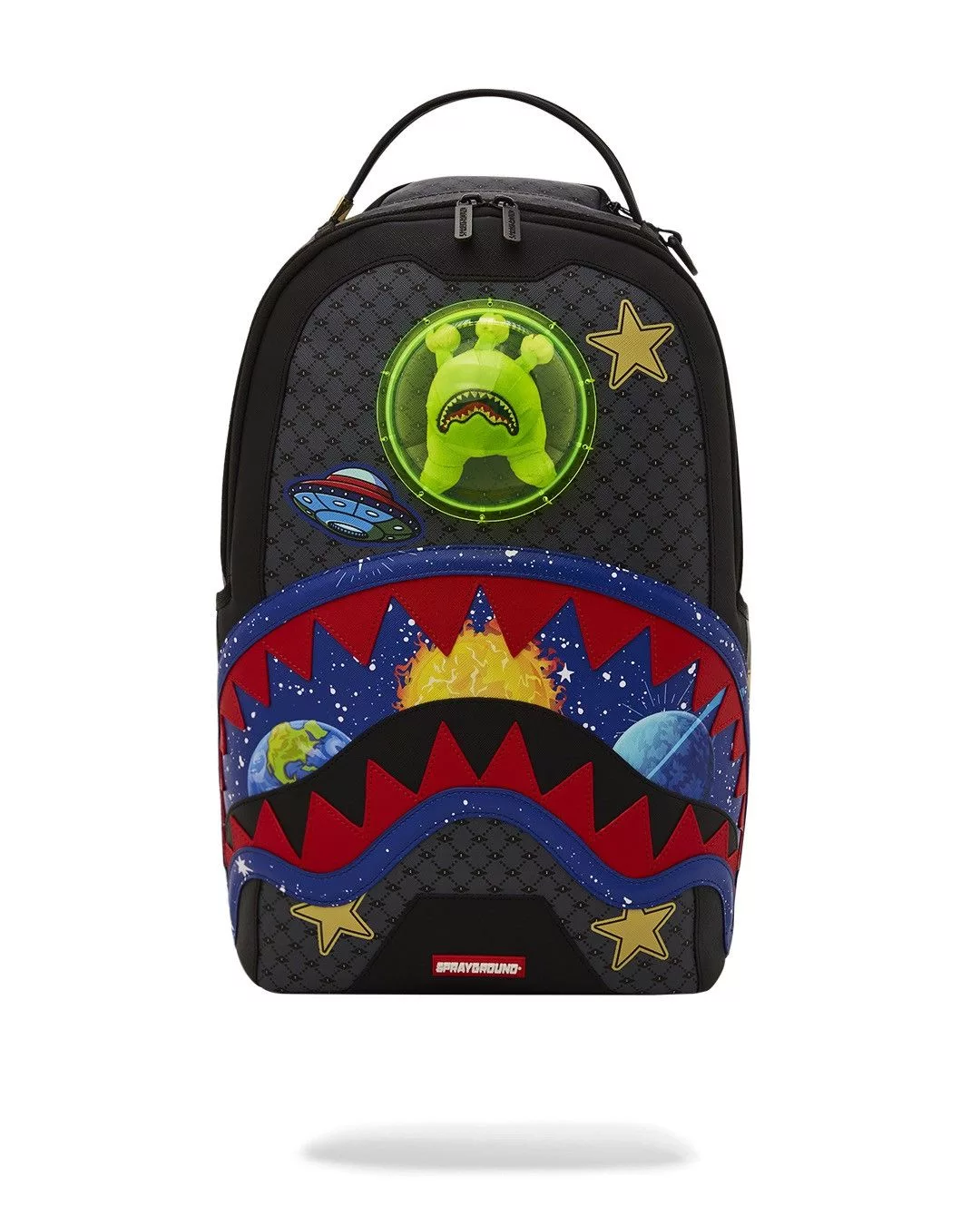 Sprayground Bags Luggage Sprayground ALIEN ZZZADDY DLXSV BACKPACK Black