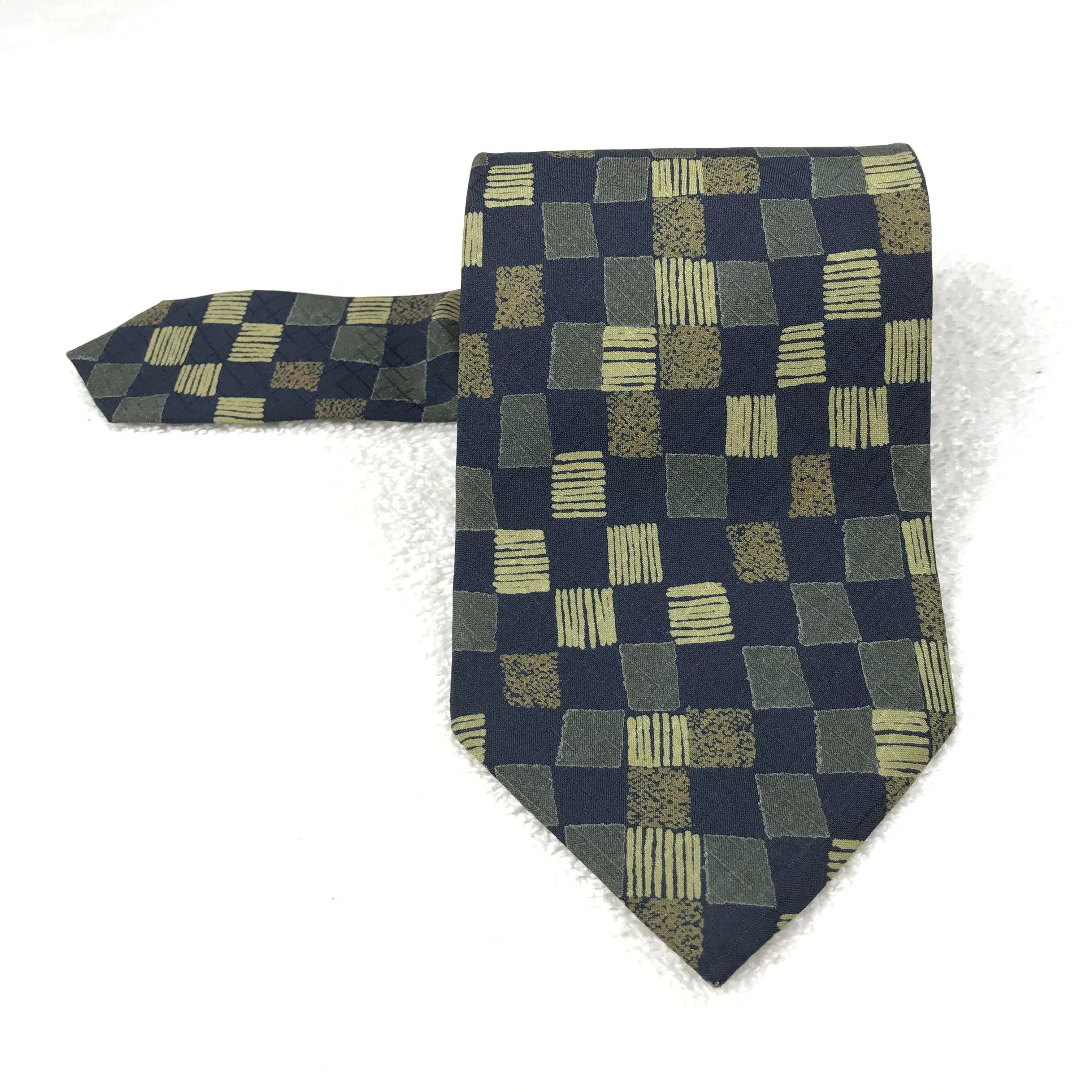 Designer Ties Pocketsquares Designer × Krizia Uomo × Vintage Vintage Of Krizia Silk Necktie Multi