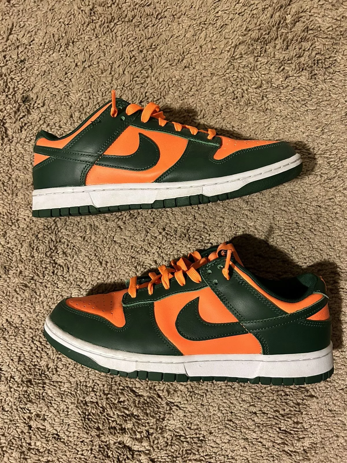 Nike Low Top Sneakers Nike Dunk Low ‘Miami Hurricanes’ (M 9.5) Orange