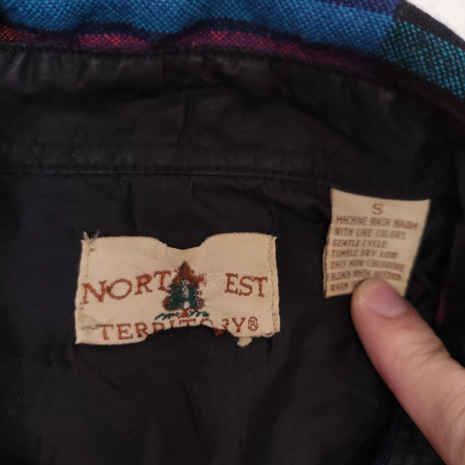 Northwest Territory Shirts Button Ups Northwest Territory Buffalo Check Flannel Shirt Mens Size S Blue