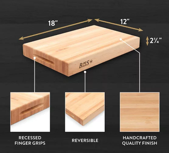 Maple 18x12x2.25" Cutting Board