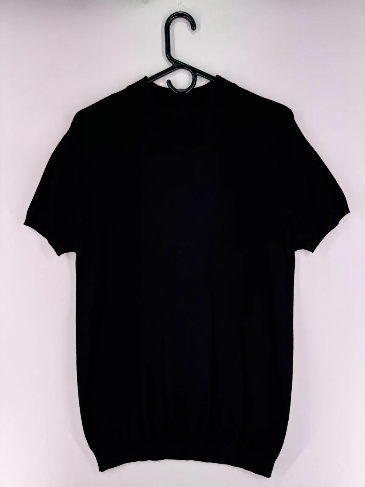 Zara Short Sleeve T Shirts Zara Black Knitted Tee Black