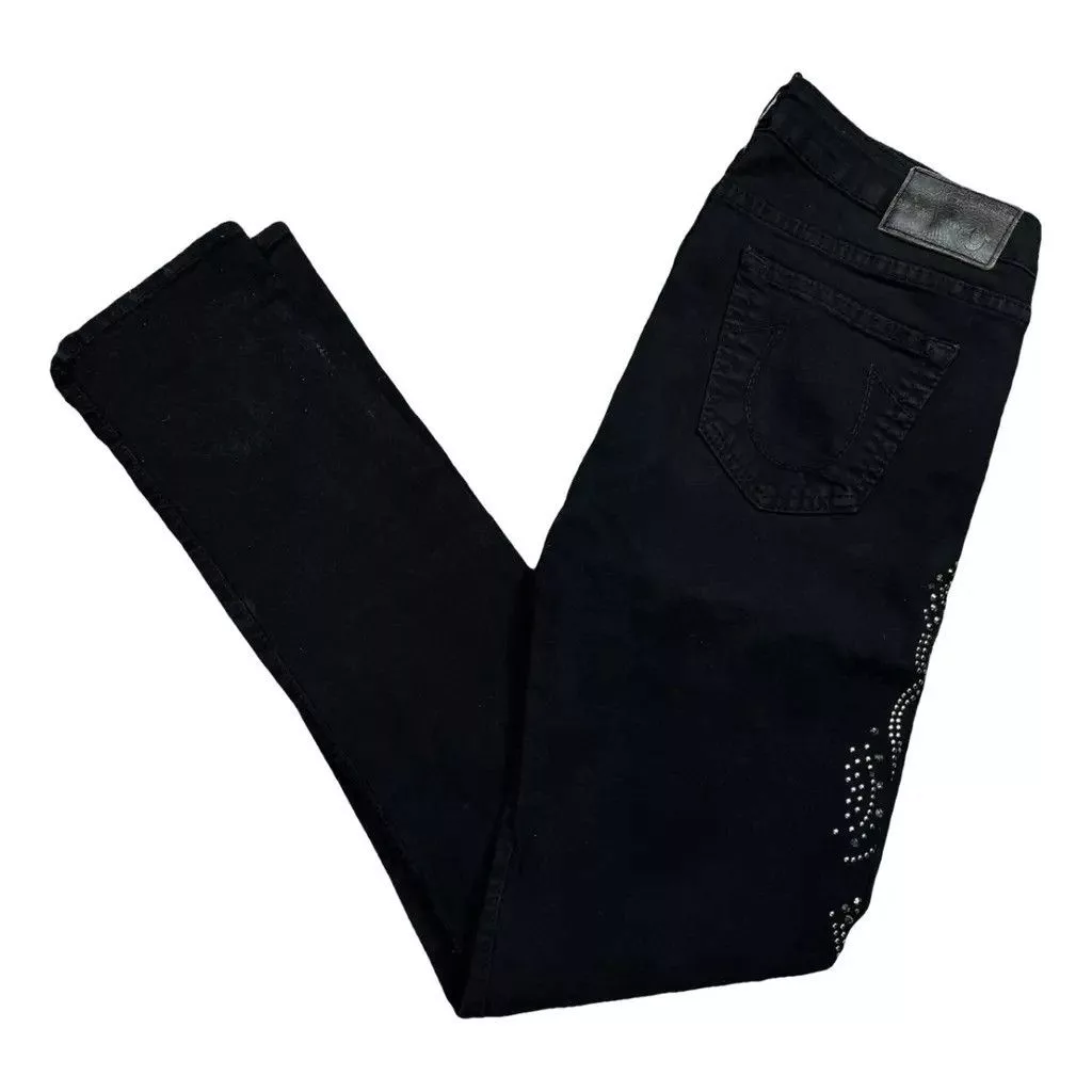 True Religion Jeans Black Size 30