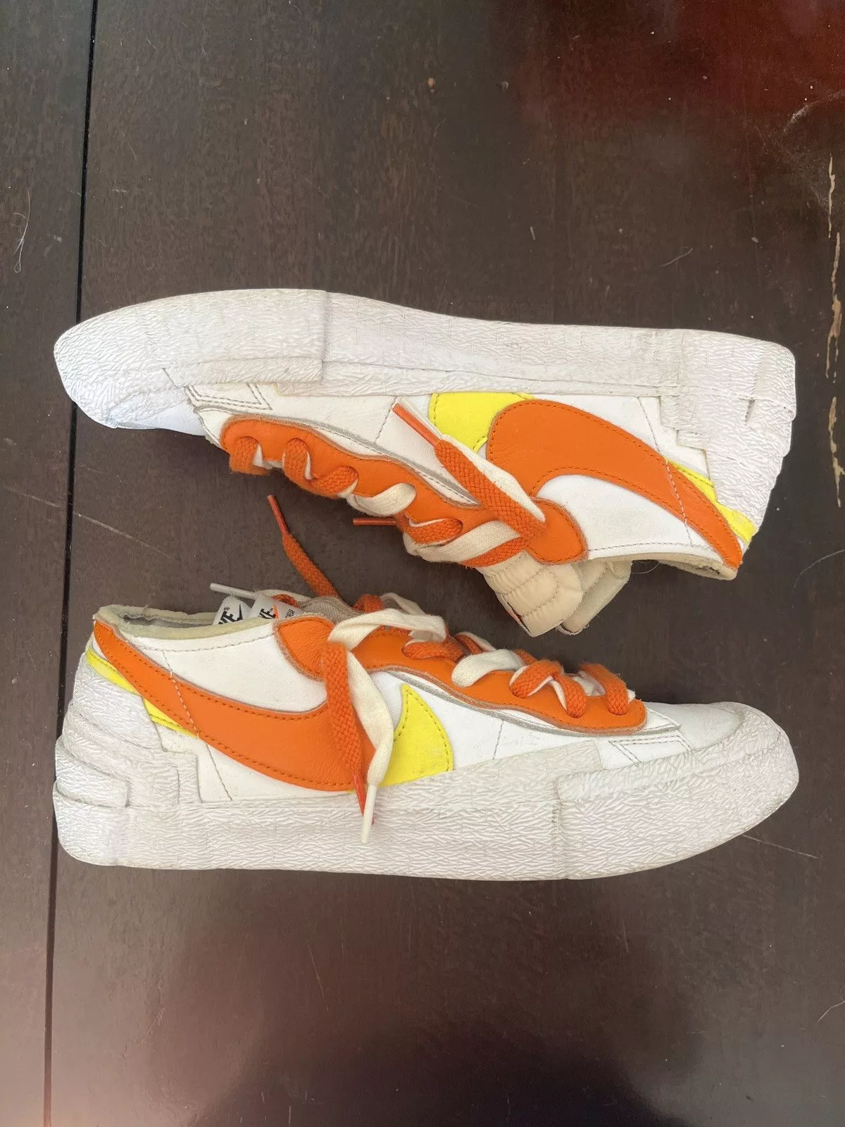 Sacai Low Top Sneakers Sacai Blazer Low White