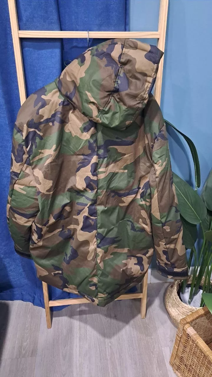 Guess Light Jackets ORIGINAL Guess Puffer Camo Jacket Multi