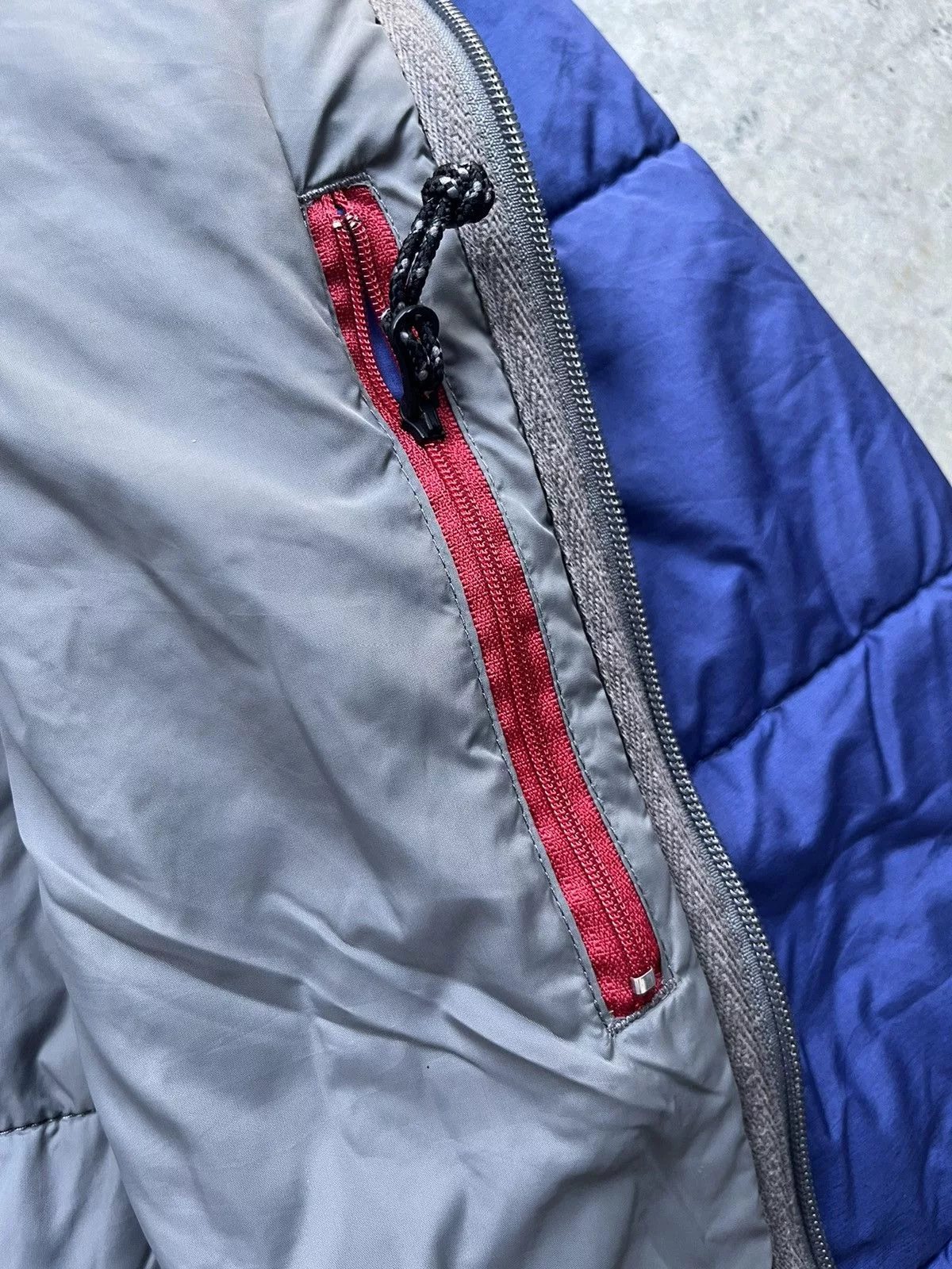 Quiksilver Light Jackets Quiksilver quicksilver puffer jacket hoodie Blue Vintage