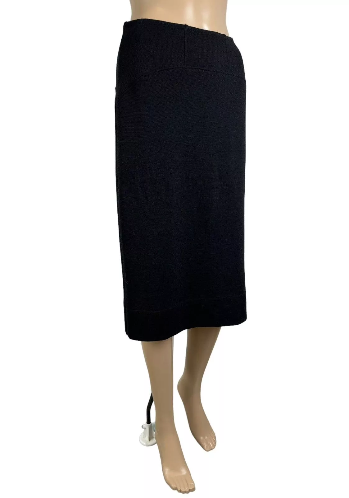 Givenchy Midi Skirts Givenchy Paris Wool Midi Pencil Skirt size M Black