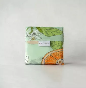 Reusable Tote Bag - Citrus + Honeybees