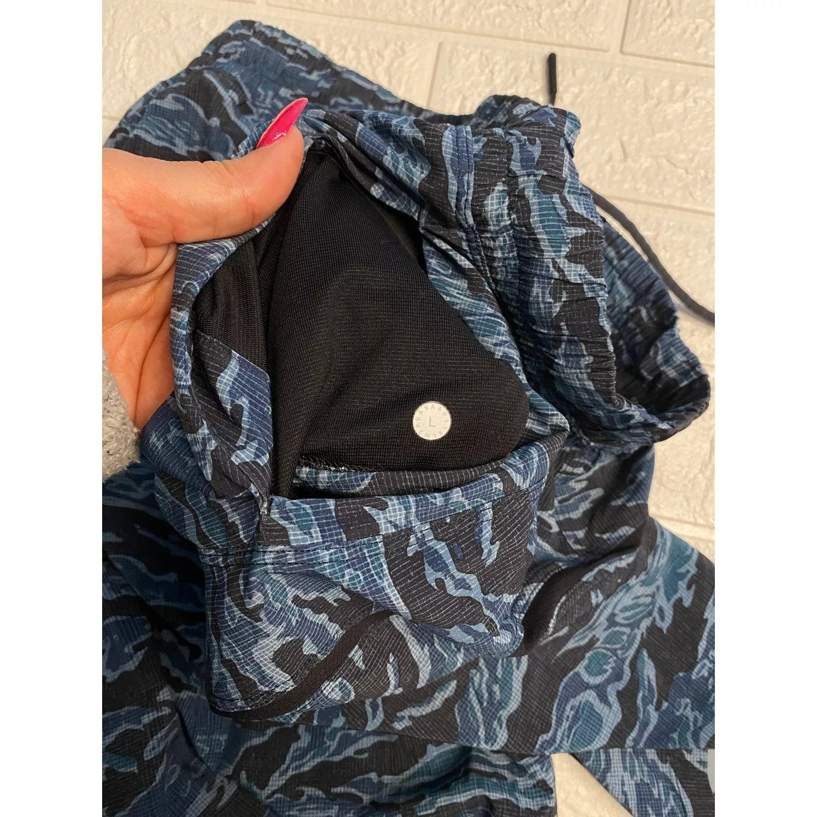 mens lululemon shorts Blue