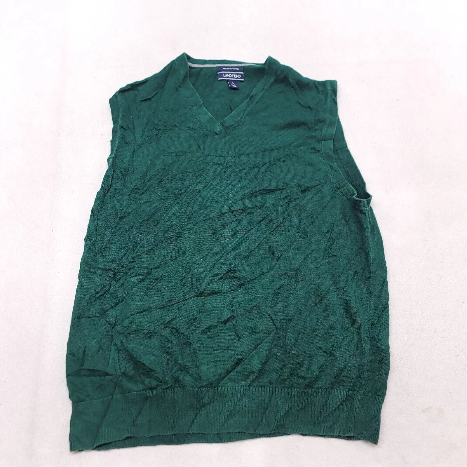 Lands' End Heavy Coats Lands' End Lands End Outdoor Pullover acket Vest Men Size Large L Green