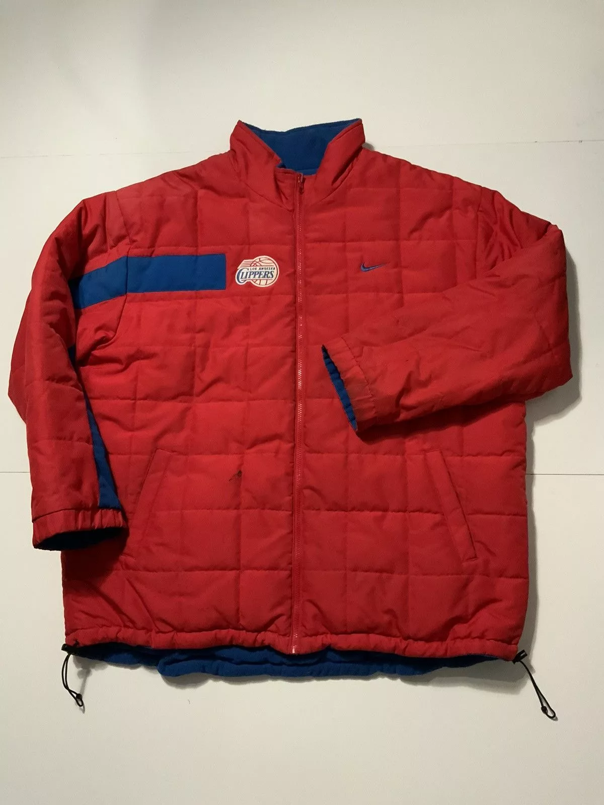 NBA Bombers NBA × Nike × Vintage Nike Los Angeles Clippers 2002 Reversible Puffer Jacket Multi