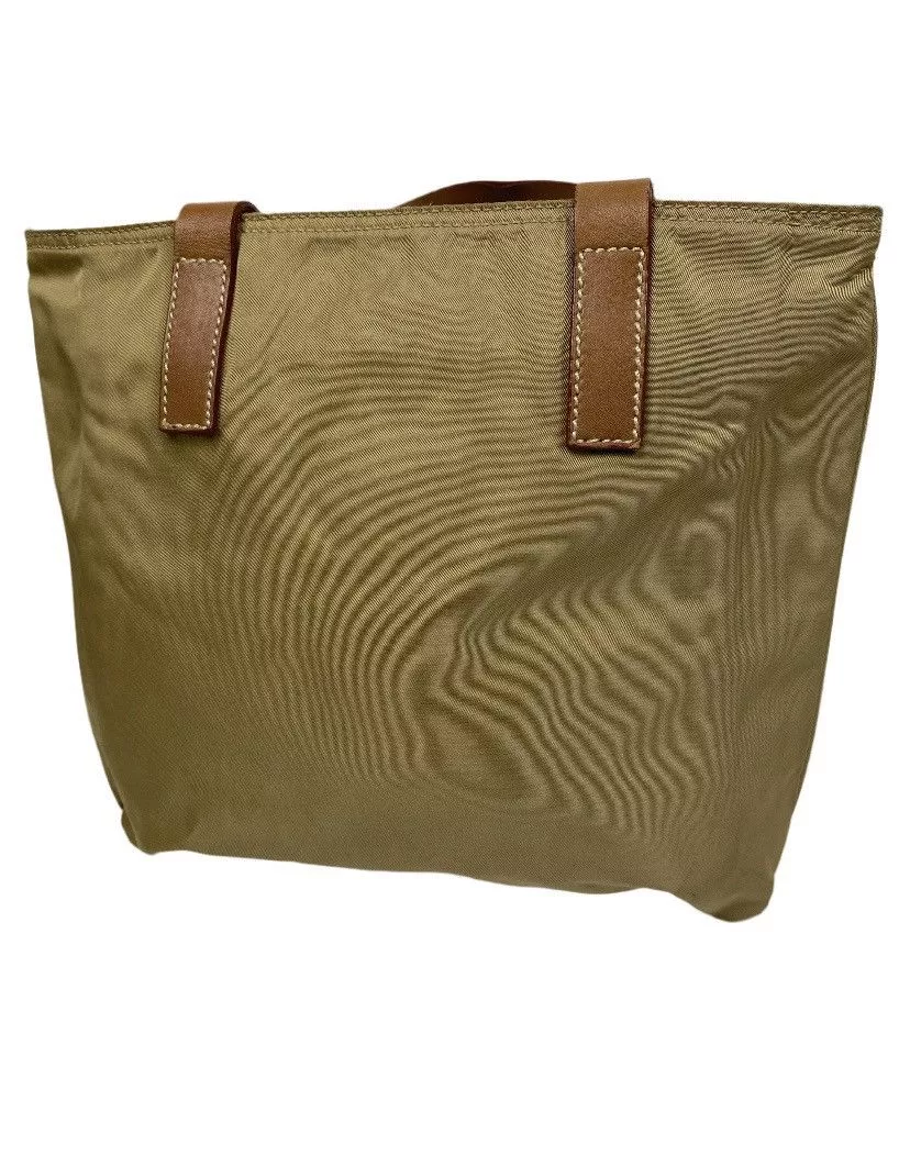 Prada Tote Bags Prada Tessuto Nylon Mini Tote Bag Brown