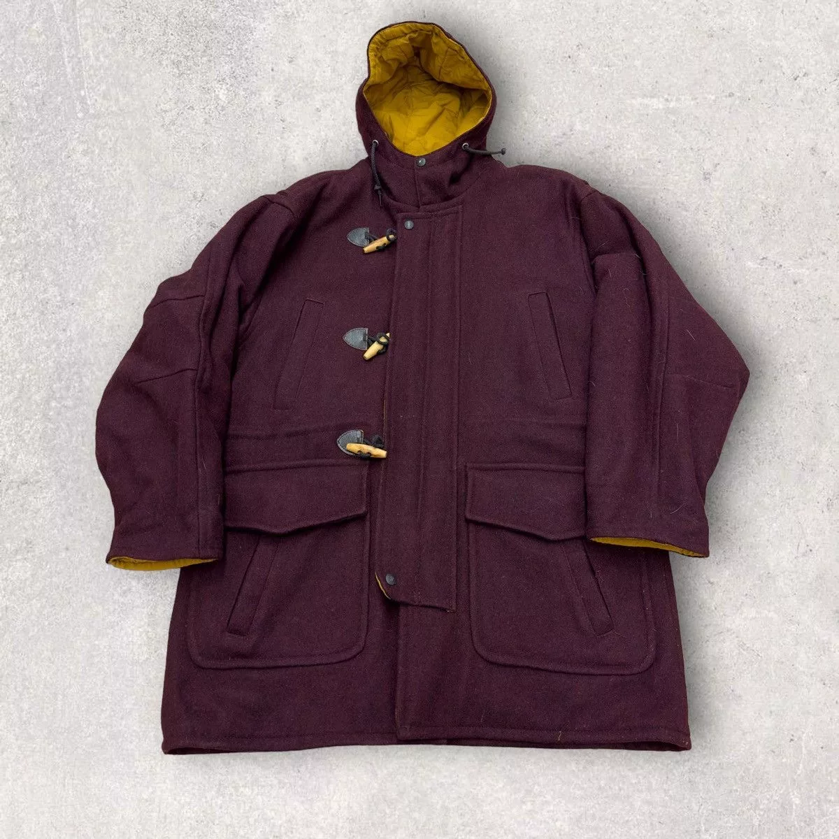 Vintage Heavy Coats Vintage Aberdeen coat Red