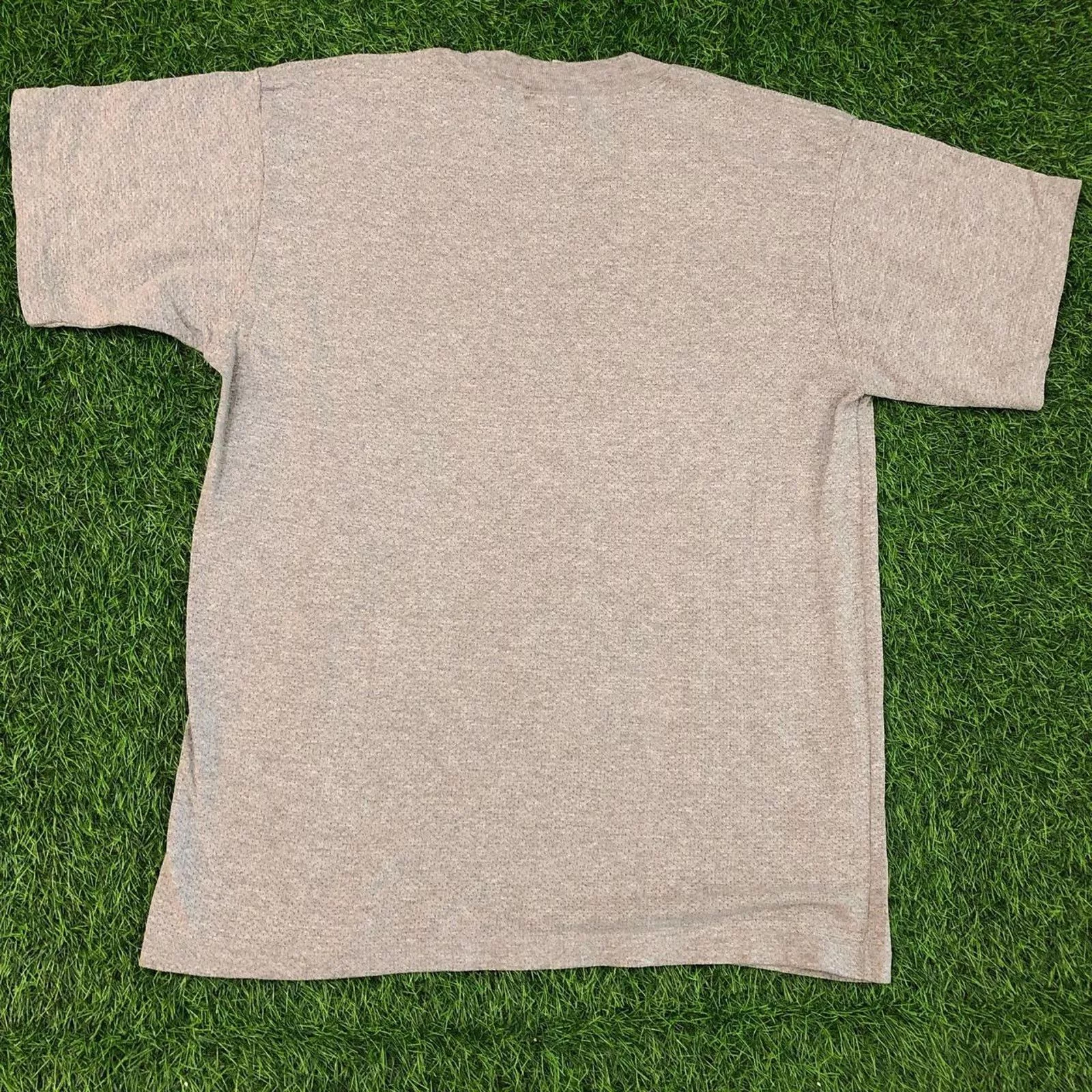 Other Short Sleeve T Shirts Other Men’s Grey Tech Mesh ‘Texas High Baseball’ Graphic Tee Gray