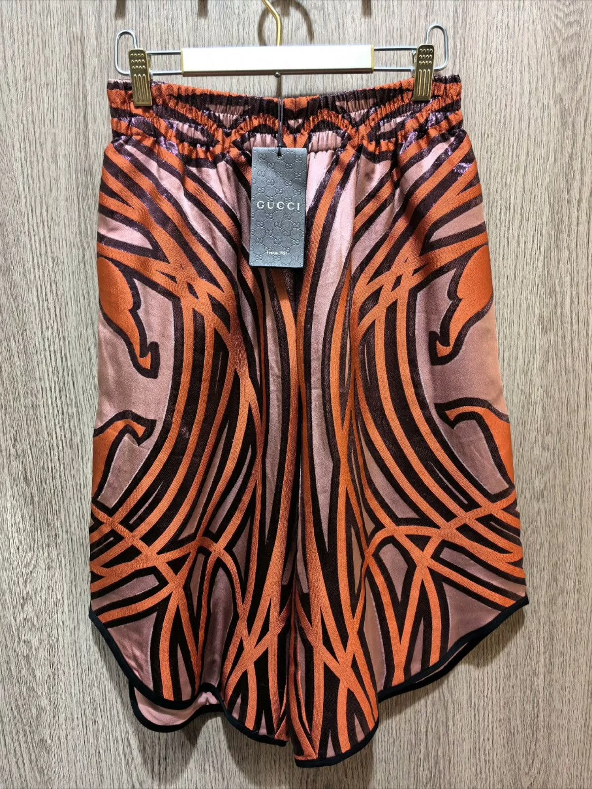 Gucci Pants Gucci runway silk pants Orange
