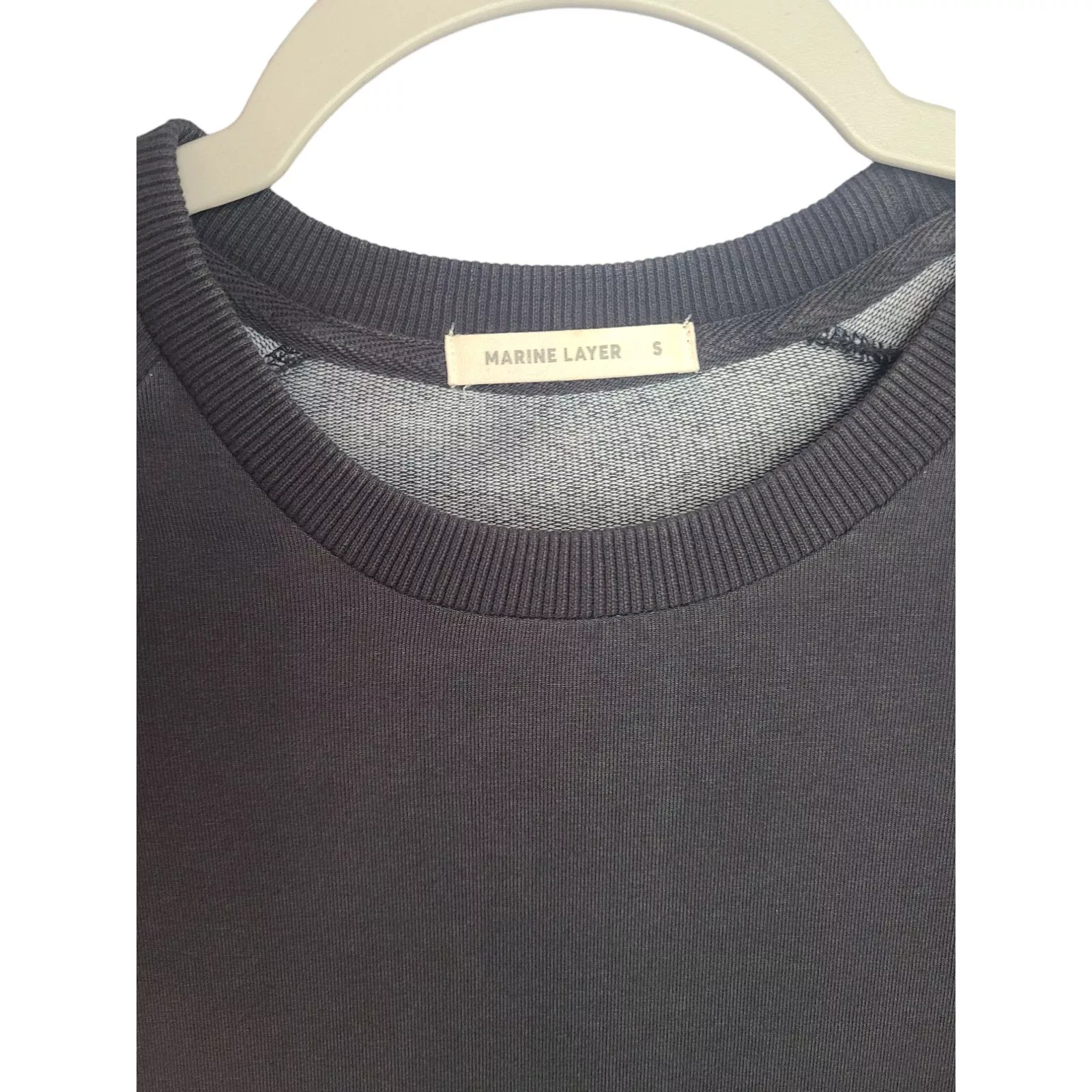 Marine Layer Midi Dresses Marine Layer Sweatshirt Dress Size Small Black