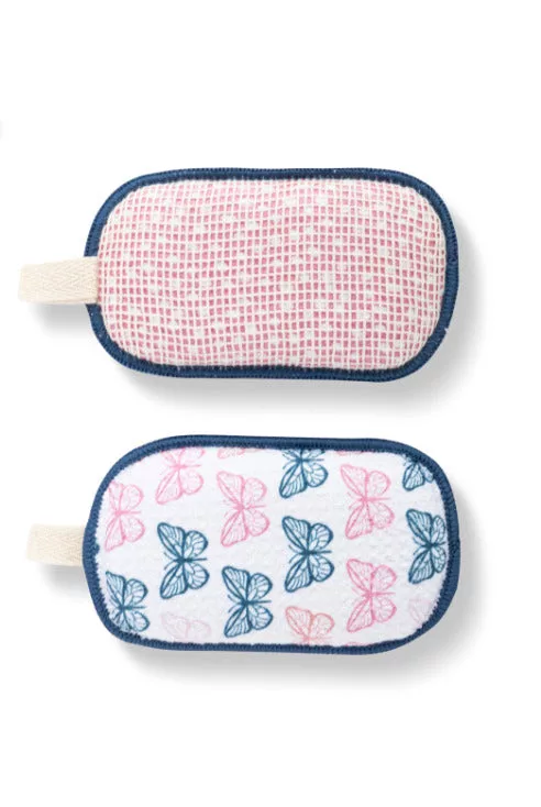 Absorbent Sponges Butterflies S/2