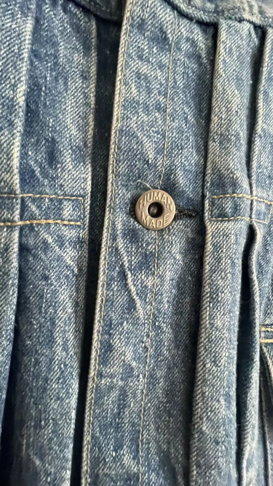 Human Made Denim Jackets Human made demin work jacket Blue
