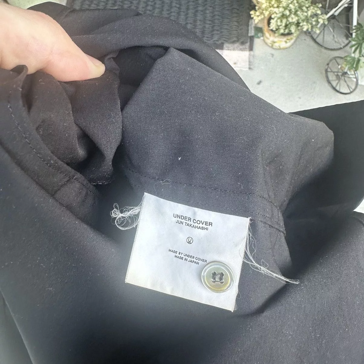 Undercover Shirts Button Ups Undercover 1999/2000 Ambivalence Overshirt Black