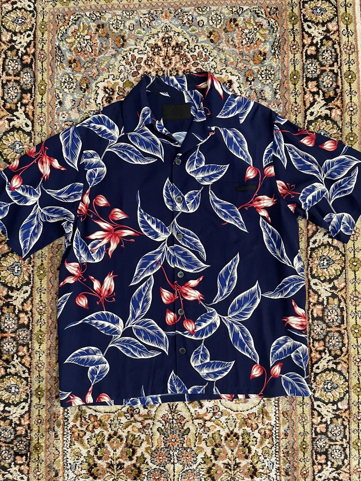Prada Short Sleeve T Shirts Prada Short Sleeve Blue