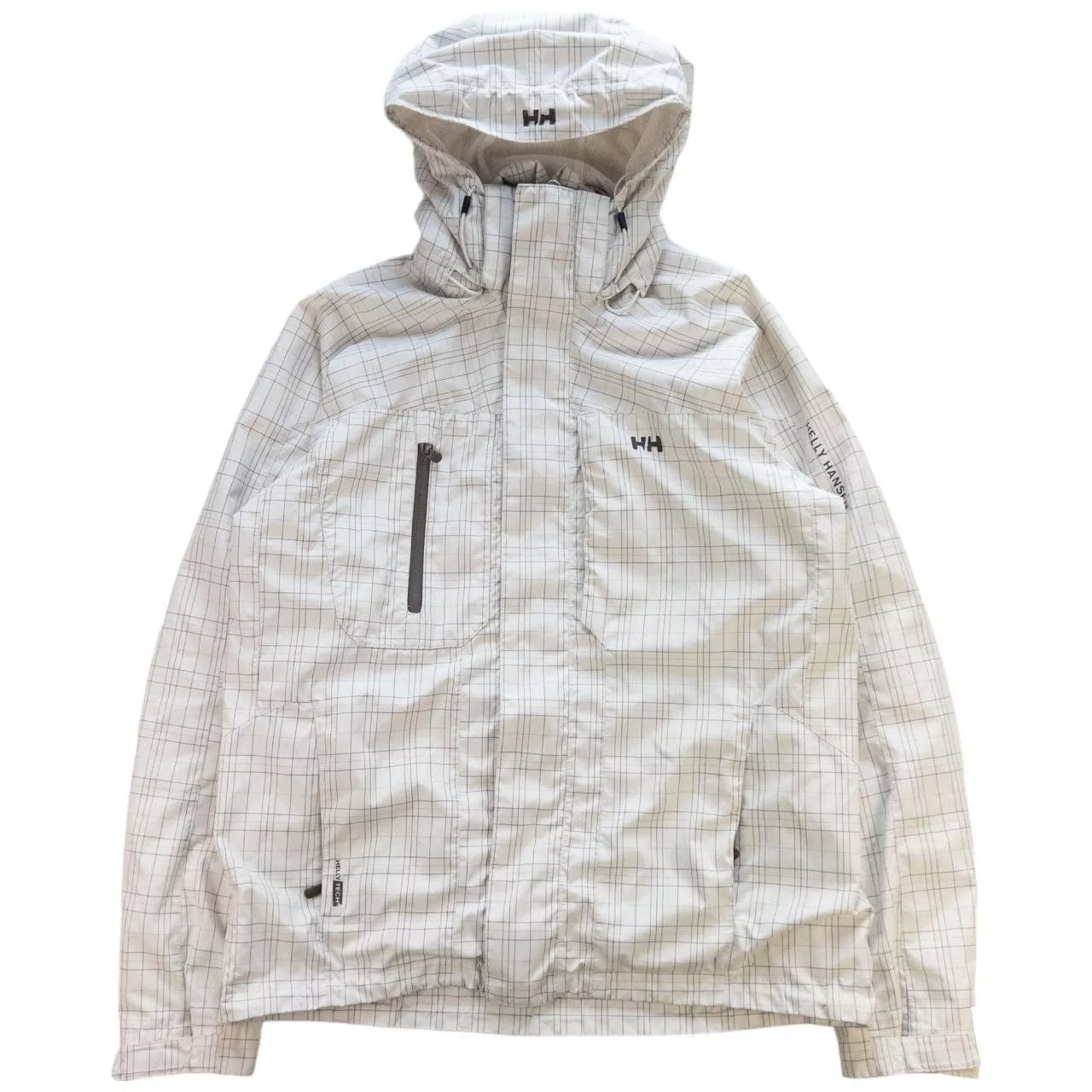 Helly Hansen Raincoats Vintage Helly Hansen Zip Up Jacket Size L White