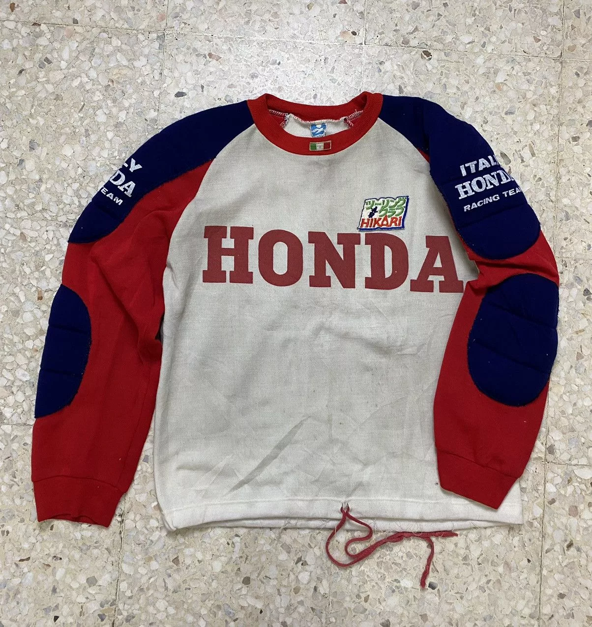 Honda Long Sleeve T Shirts Honda × Vintage 🔥VERY RARE HONDA MOTOCROSS VINTAGE SHIRT🔥 Blue