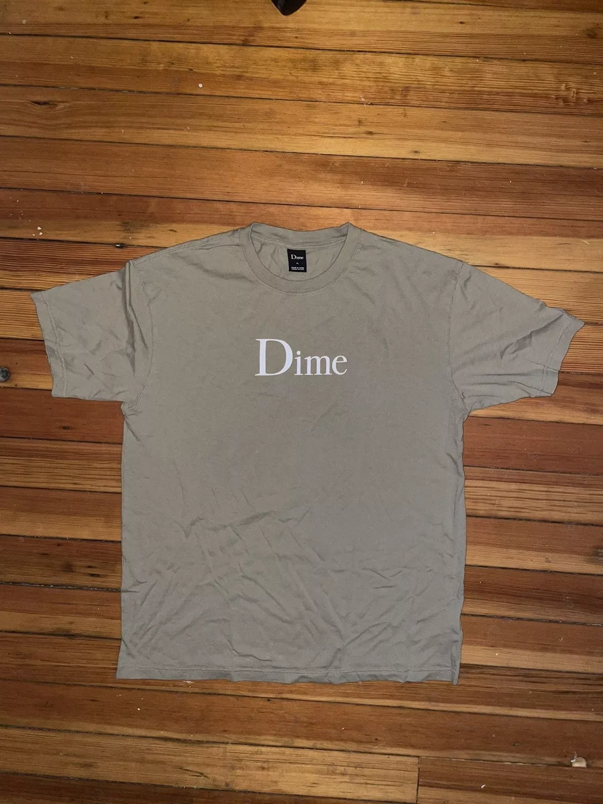 Dime Short Sleeve T Shirts Dime Classic Logo Tee Beige