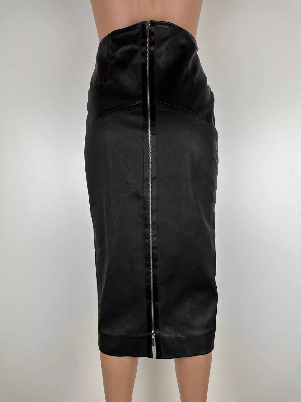 Simonetta Ravizza Midi Skirts leather skirt Simonetta Ravizza Black