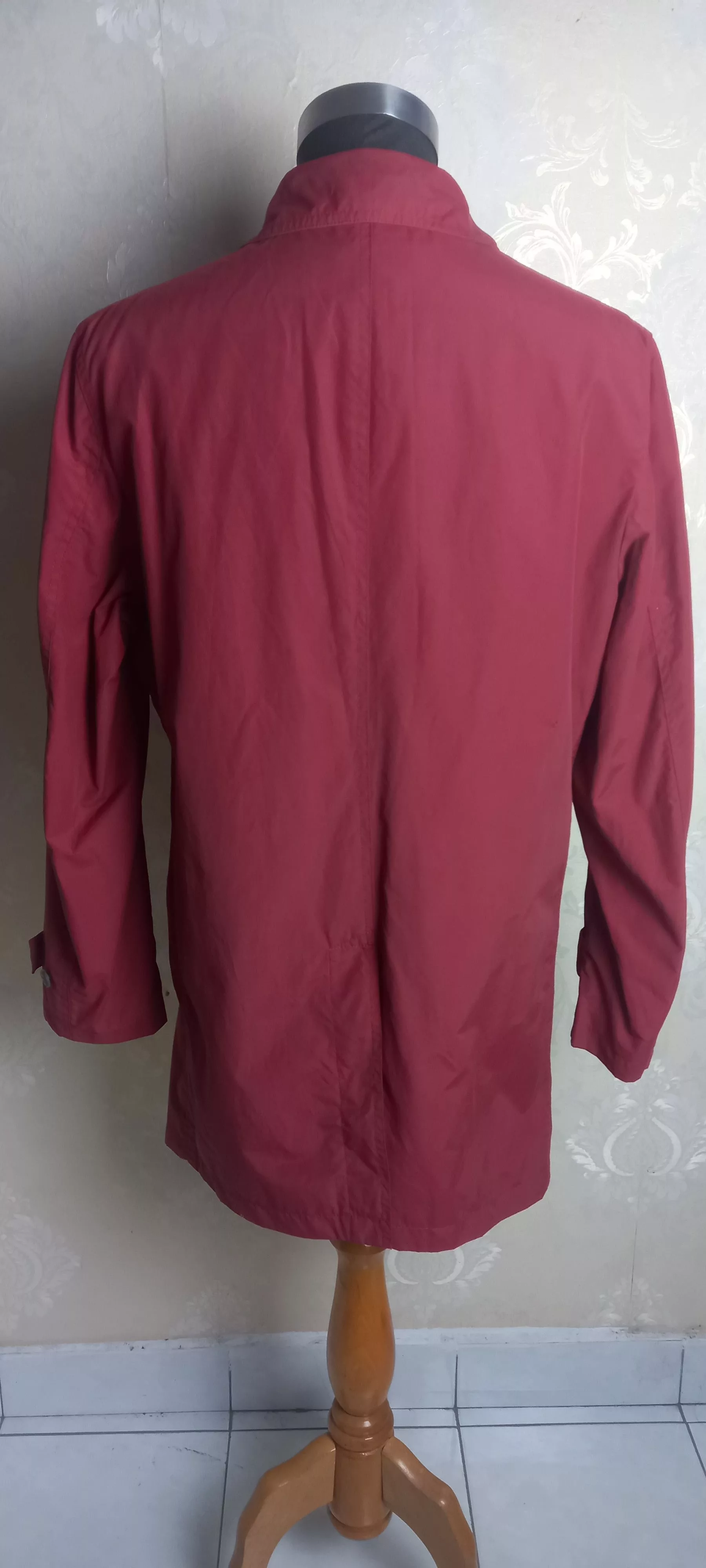 Eddie Bauer Leather Jackets Eddie Bauer fishtail buttondown lightjacket Red