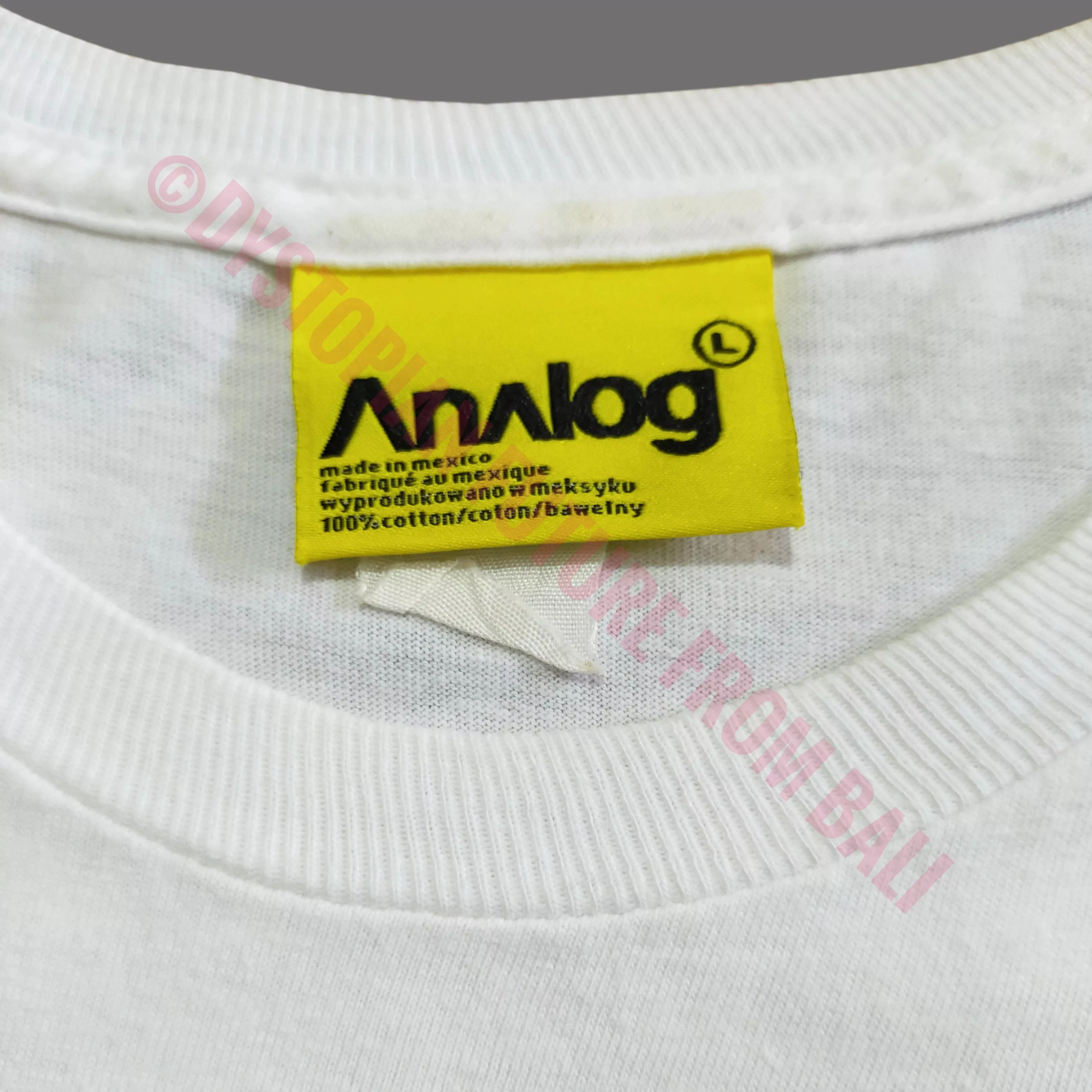 Analog Short Sleeve T Shirts Analog AG Logo T-shirt White
