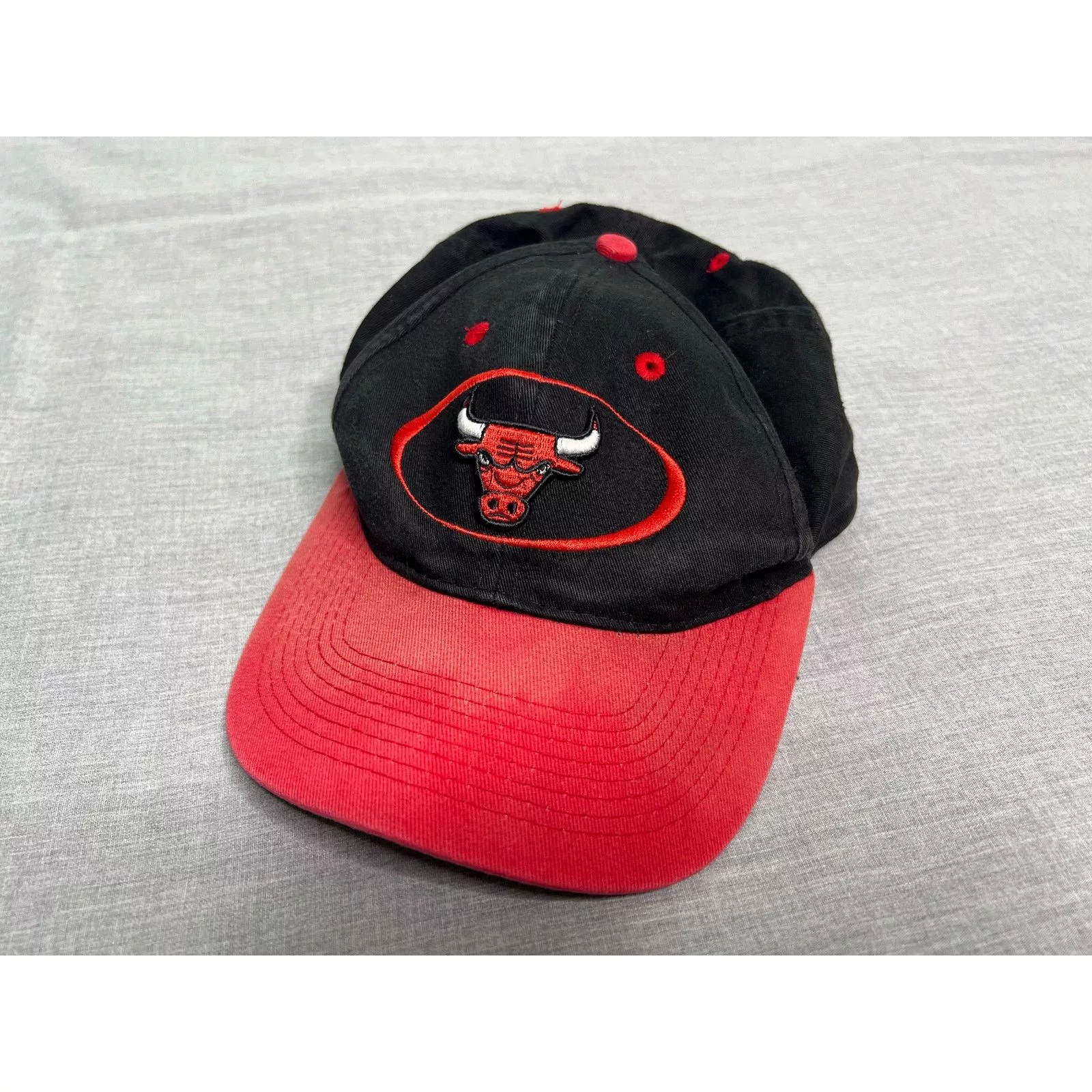 NBA Hats NBA × Vintage Vintage Chicago Bulls NBA Basketball Adjustable Snapback Hat Black