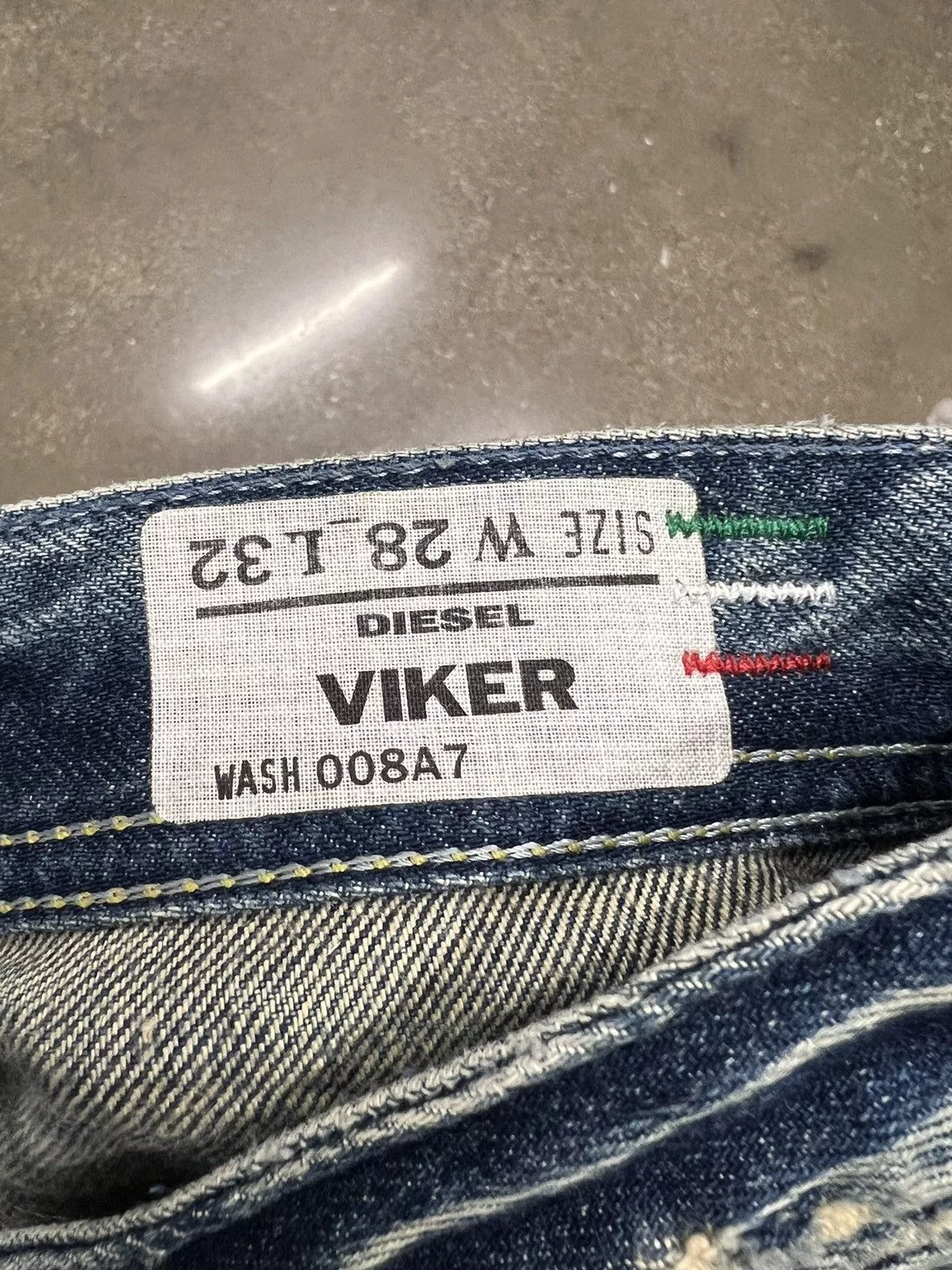 Diesel Denim Diesel 08 Viker Denim Pants Blue