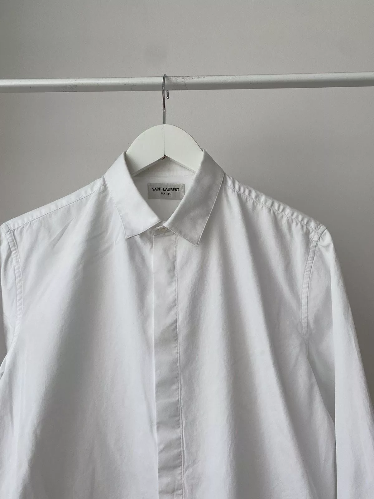 Saint Laurent Paris Shirts Button Ups Saint Laurent Paris white button up basic shirt