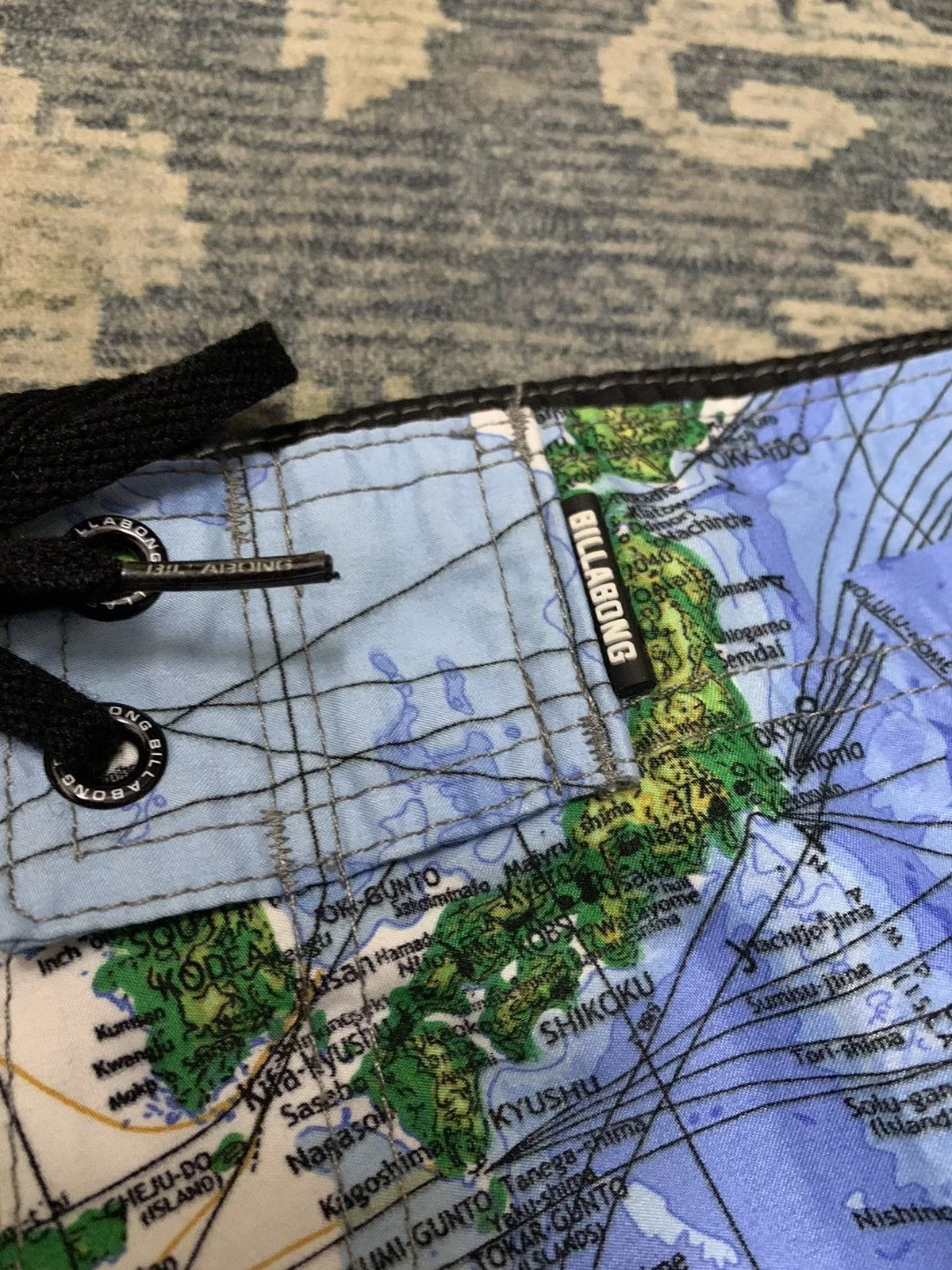 Billabong Shorts Billabong World Maps Beach Pants Multi