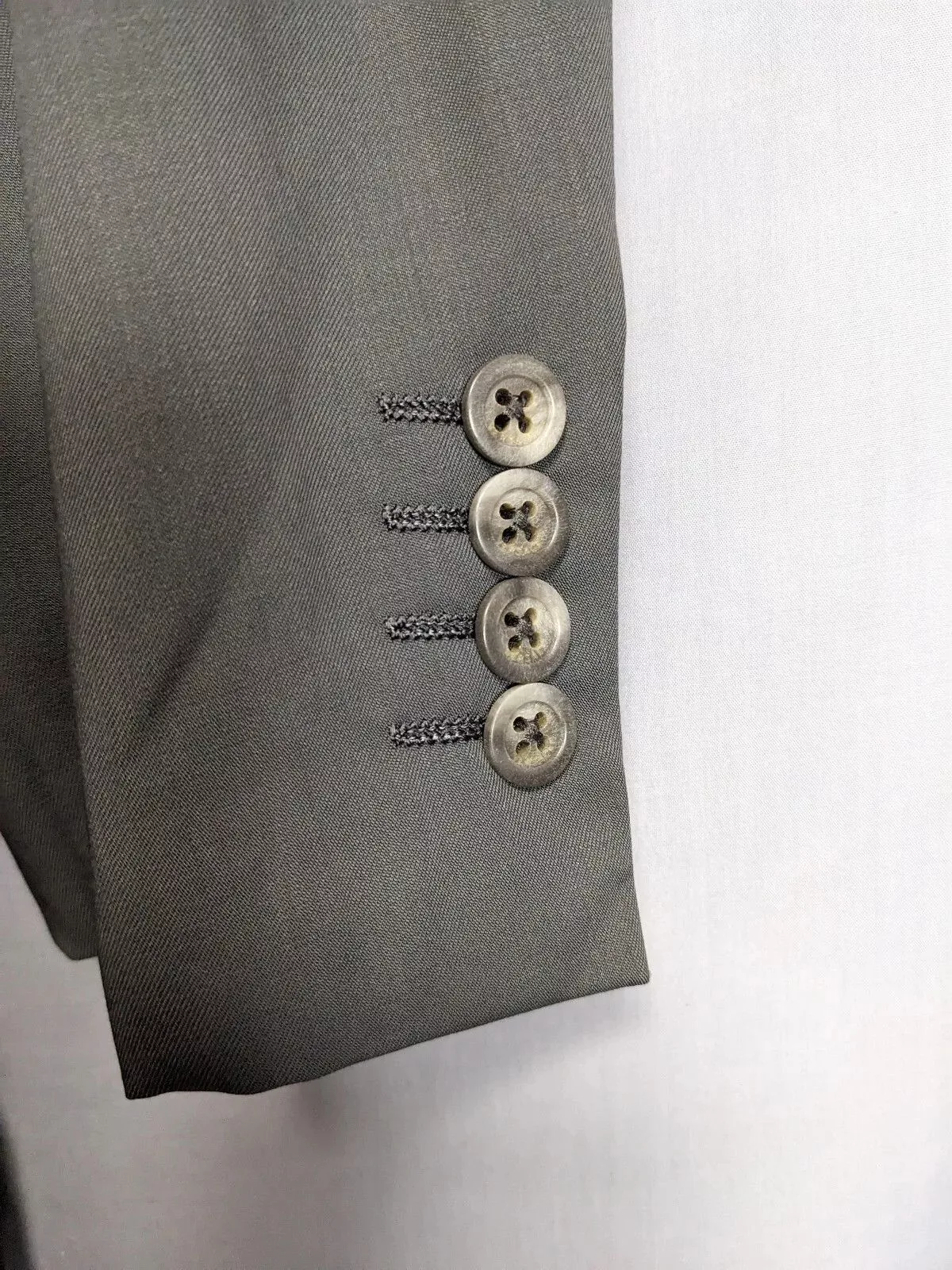 Versace Blazers GIANNI VERSACE COUTURE Wool Jacket, SIZE 52 Gray