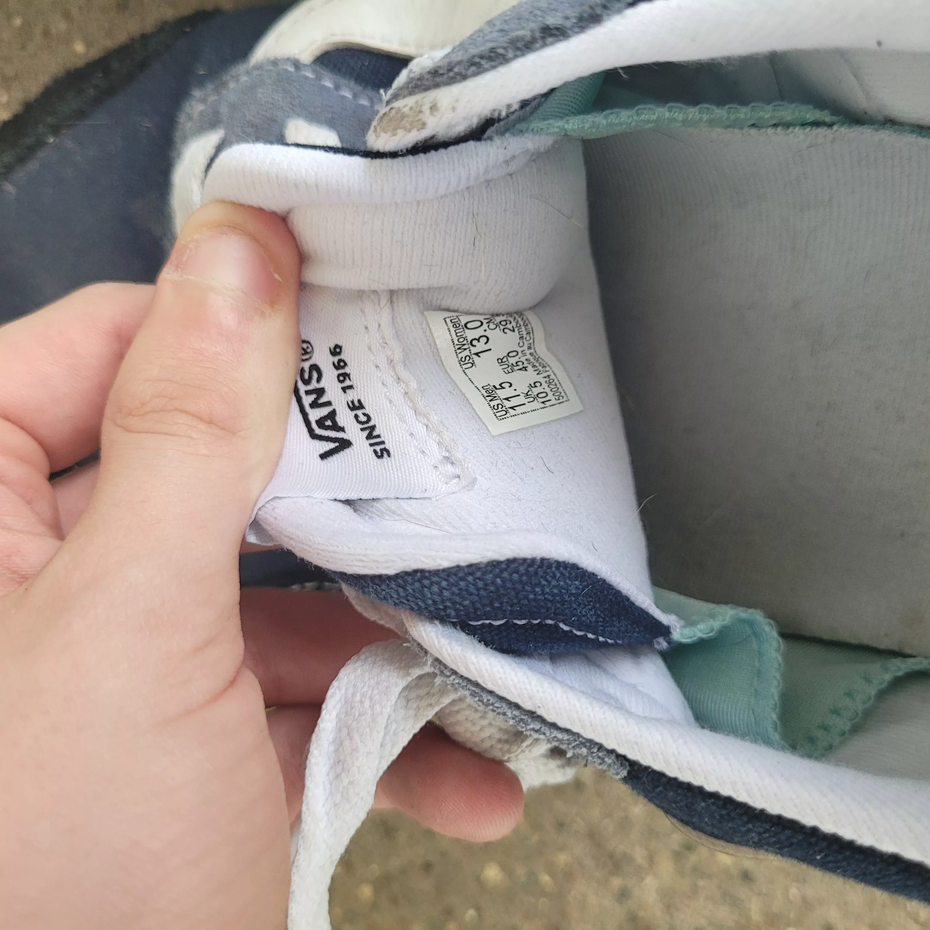 Cruze Too Cc Vans low top sneakers Navy Blue
