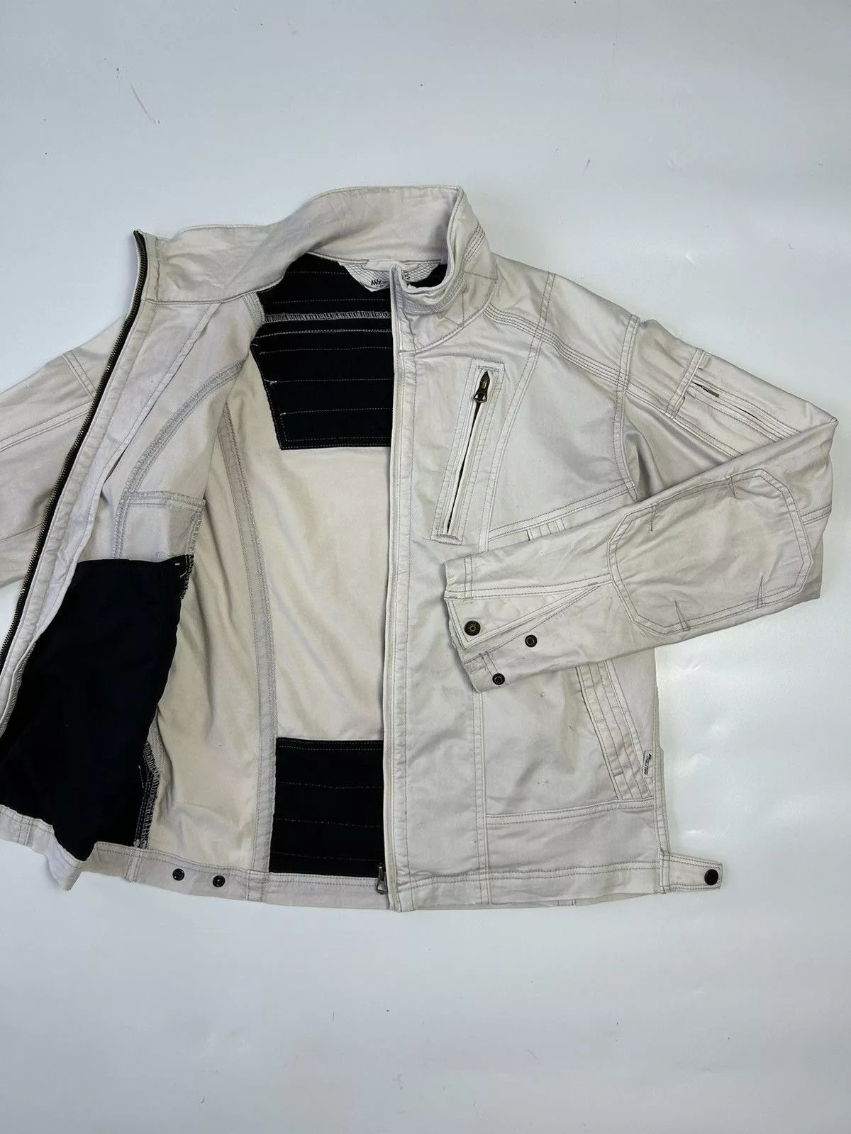 Japanese Brand Light Jackets Japanese Brand NEXT WORKERZ X FIELD CORE LIGHT JACKET White Vintage
