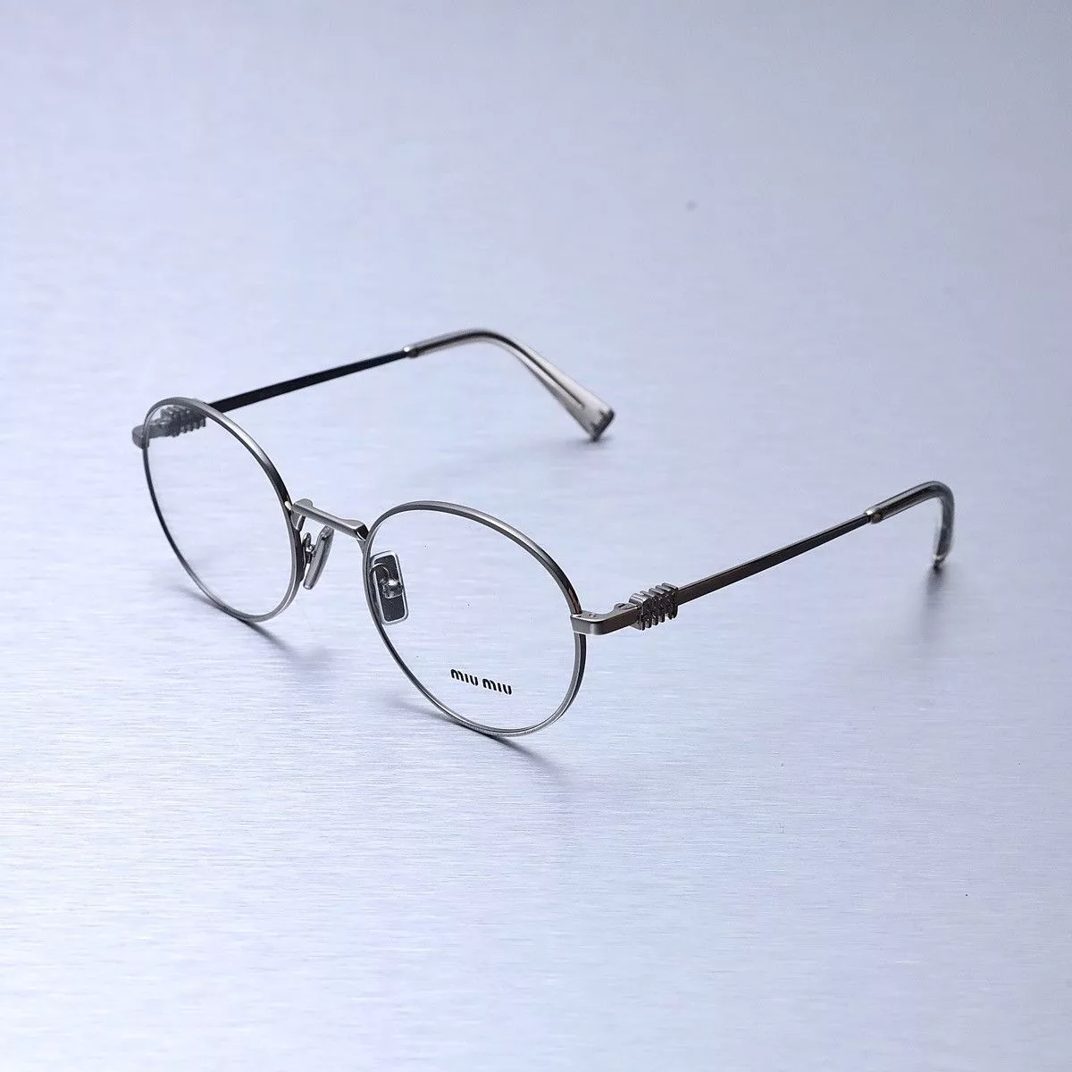 Miu Miu Glasses MIU MIU 0MU 52XV GLASSES Silver