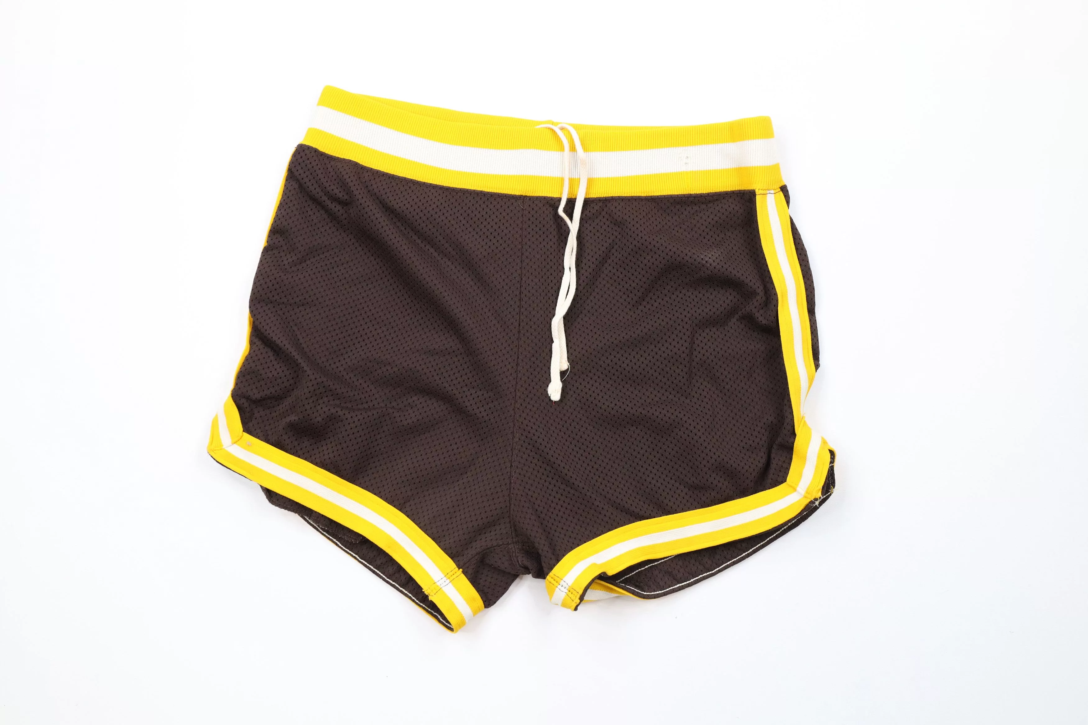 Russell Athletic Shorts Russell Athletic × Vintage Vintage 70s Russell Athletic Heavyweight Basketball Shorts Brown