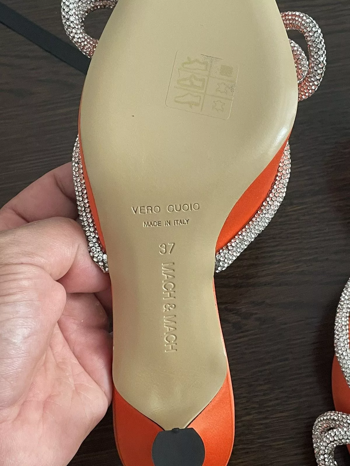 MACH & MACH Mules MACH & MACH Mach&Mach Mules Orange