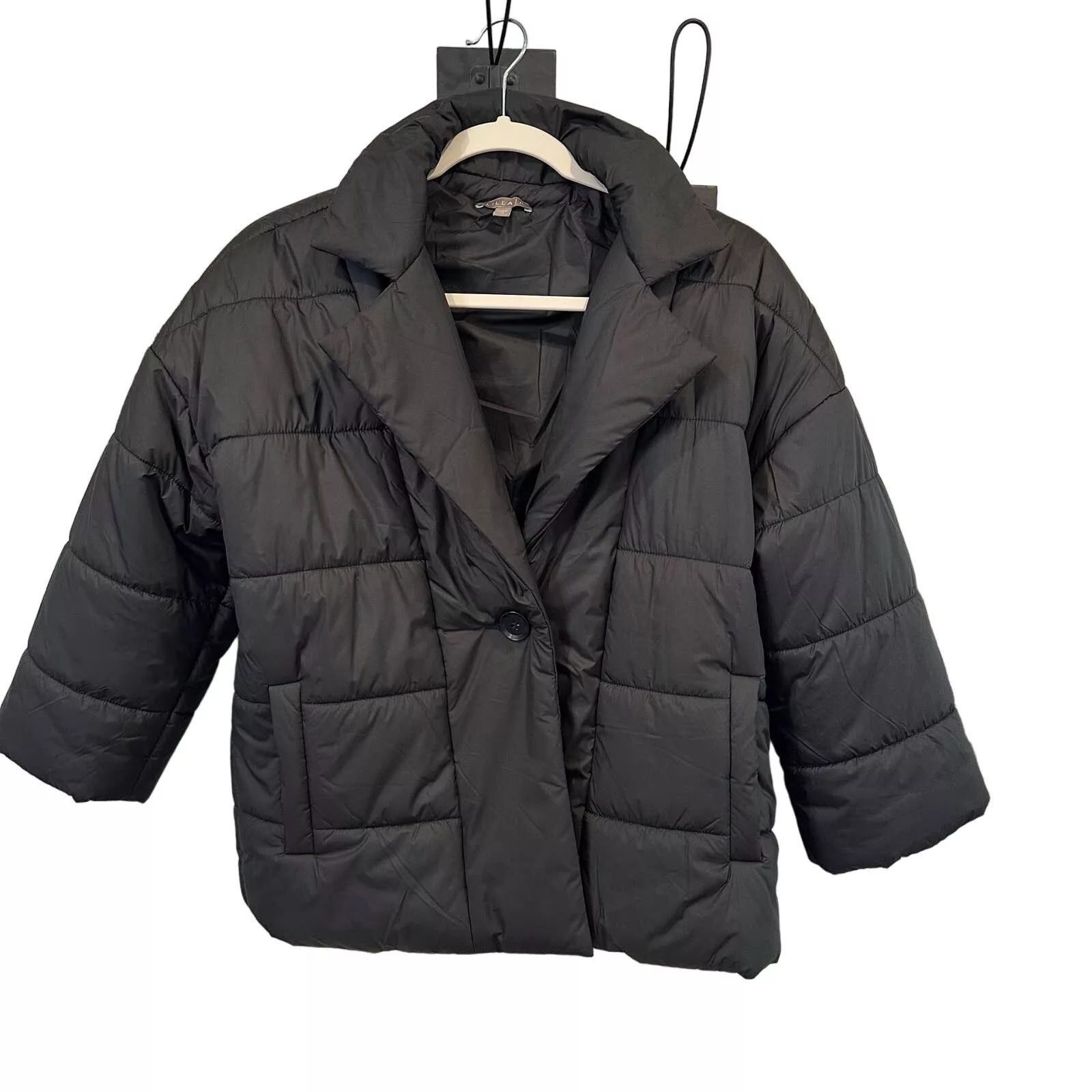 Other Jackets Other Lilla P Notch Collar Quilted Jacket Black