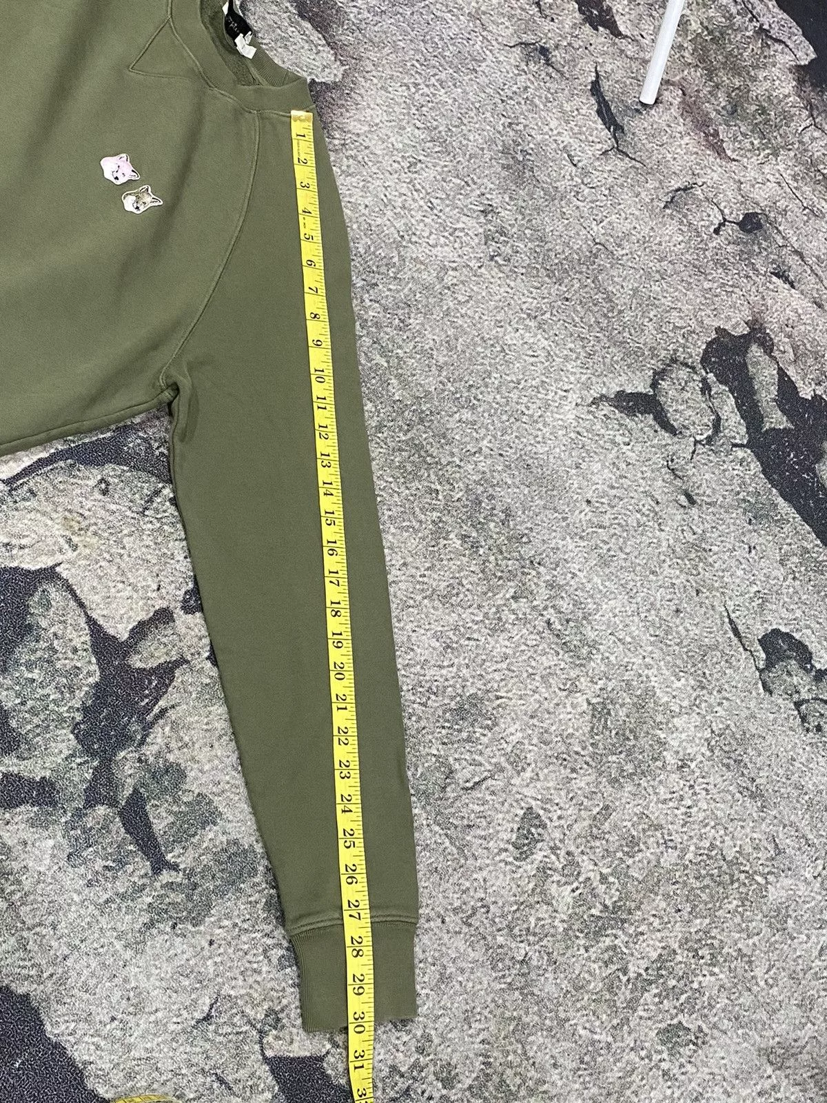 Maison Kitsune Sweatshirts Hoodies MAISON KITSUNE PARIS SWEATSHIRT NICE DESIGN Green