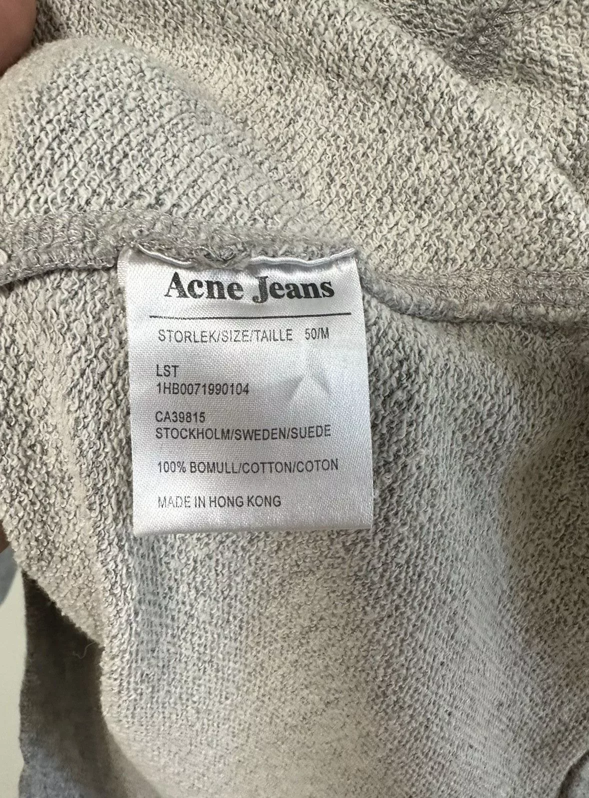 Acne Studios Sweatshirts Acne Studios Oversized Acne Jeans Studios Sweatshirt 3/4 size M Gray Streetwear